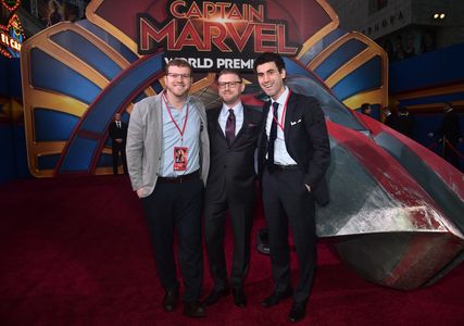 Jonathan Schwartz at an event for Captain Marvel (2019)
