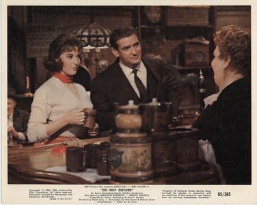 Rod Taylor, Hermione Baddeley, and Maura McGiveney in Do Not Disturb (1965)