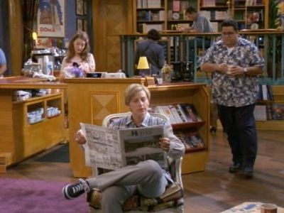 Ellen DeGeneres, David Anthony Higgins, and Clea Lewis in Ellen (1994)