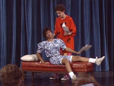 Dustin Diamond and Lark Voorhies in Saved by the Bell (1989)
