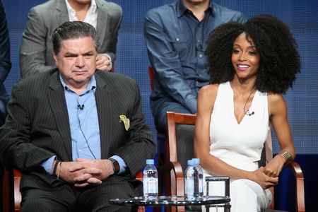 Oliver Platt and Yaya DaCosta at an event for Chicago Med (2015)