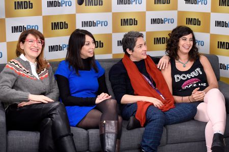 Illeana Douglas, Joey Soloway, Jessie Kahnweiler, and Rebecca Odes at an event for The IMDb Studio at Sundance (2015)