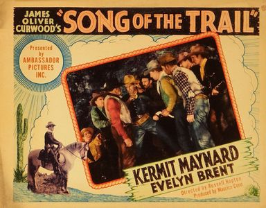 Fuzzy Knight, Carl Mathews, Kermit Maynard, Wheeler Oakman, Lee Shumway, and Roger Williams in Song of the Trail (1936)