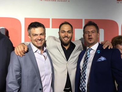 With Justin Mane and Franco Pulice. At the world premiere of DETROIT