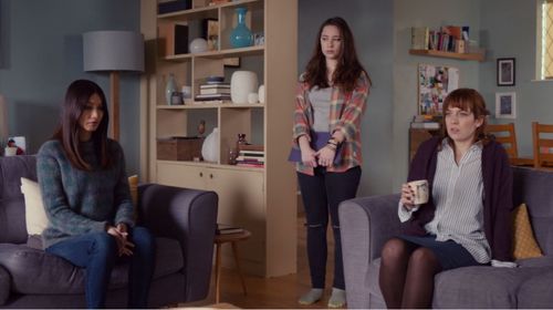 Katherine Parkinson, Gemma Chan, and Lucy Carless in Humans (2015)