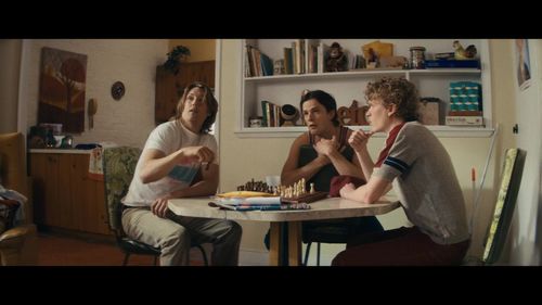 Spencer Treat Clark, Jack Lancaster, and Tommy O'Brien in Weird: The Al Yankovic Story (2022)