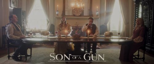 Allison Pittman, Miles Doleac, Lamar Lott, and Lindsay Anne Williams in Son of a Gun (2019)