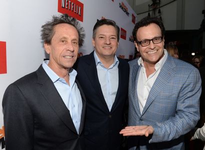 Brian Grazer, Mitchell Hurwitz, and Ted Sarandos at an event for Arrested Development (2003)