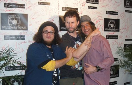 comedian/actor Dustin Kaufman, director Zeke Pinheiro, and producer/actor Bryan David at the Action On Film Internationa
