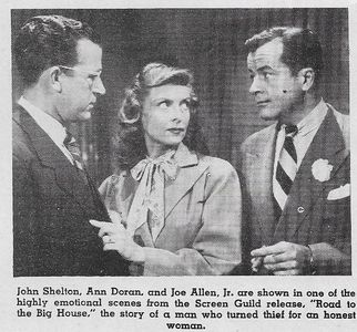 Joseph Allen, Ann Doran, and John Shelton in Road to the Big House (1947)