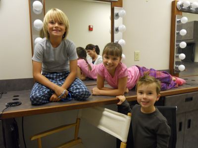 Tate with other AMC kids Jake Vaughn and Mackenzie Aladjem