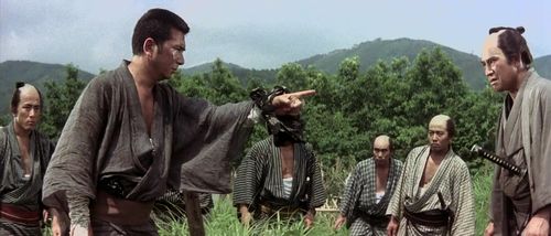 Tôru Abe and Shintarô Katsu in Zatoichi the Fugitive (1963)