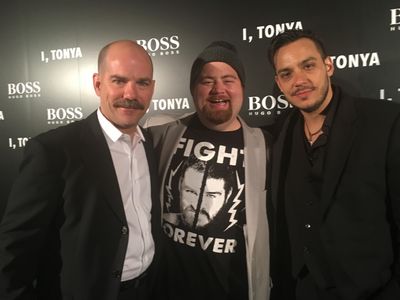 Paul Walter Hauser, Anthony Reynolds and Ricky Russert- Toronto International Film Festival
