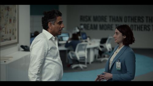 Brooke Becker and Naveen Andrews in The Dropout