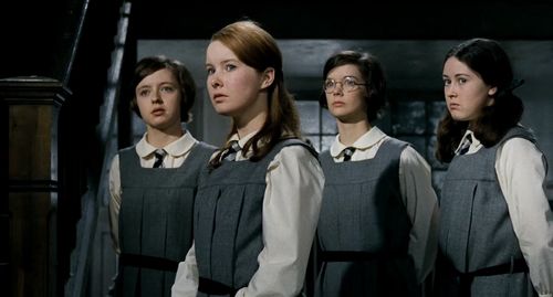 Jane Carr, Pamela Franklin, Diane Grayson, and Shirley Steedman in The Prime of Miss Jean Brodie (1969)