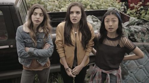 Gia Mantegna, Brianne Tju, and Lilimar in Life After First Failure (2017)