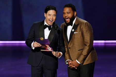 Anthony Anderson and Randall Park at an event for The 71st Primetime Emmy Awards (2019)