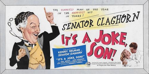 June Lockhart, Kenny Delmar, and Kenneth Farrell in It's a Joke, Son! (1947)