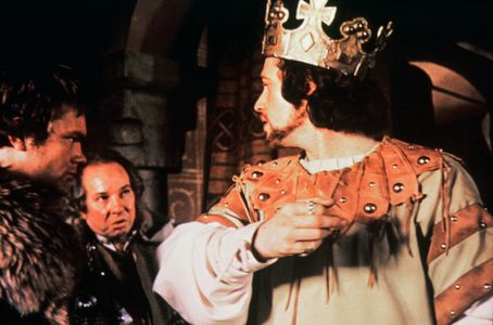 Michael Balfour, Jon Finch, and Andrew McCulloch in Macbeth (1971)