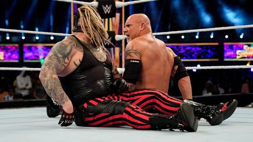 Bill Goldberg and Windham Rotunda in WWE Super Show-Down (2020)
