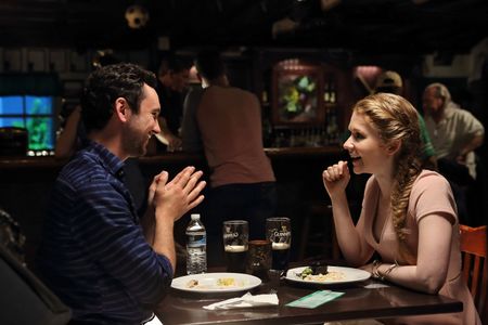 Charleene Closshey and George Blagden in No Postage Necessary (2017)