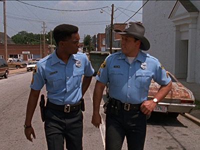 David Hart and Geoffrey Thorne in In the Heat of the Night (1988)