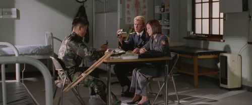 Lee Byung-hun, Lee Yeong-ae, and Herbert Ulrich in Joint Security Area (2000)