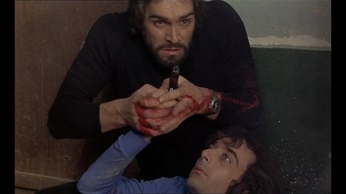 Didier Kaminka and Fabio Testi in Nada (1974)