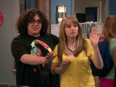 Matthew Nogues and Debby Ryan in The Suite Life on Deck (2008)