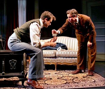 Chandler Williams and Sam Trammell in the 2005 Off-Broadway production of ROPE.