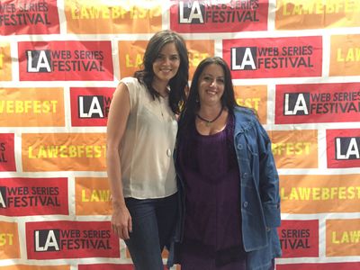 Lauren Patrice Nadler & Raven Tryon at LAWBFEST event for IYNM webseries nominated