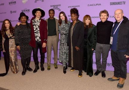 The Cast of THE LAST THING HE WANTED, with Director Dees and Producer Cassian Elwes: World Premiere, Sundance Film Festi