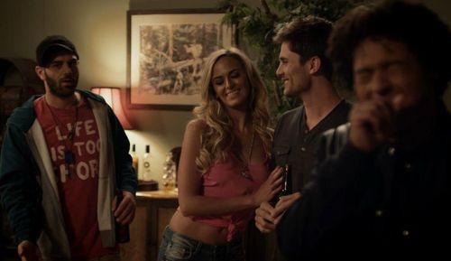 Jared Cohn, Phillip Andre Botello, Jena Sims, and Bryce Draper in Minutes to Midnight (2018)