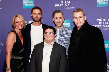 Alan Cumming, Travis Fine, Garret Dillahunt, Kristine Fine, and Isaac Leyva at an event for Any Day Now (2012)