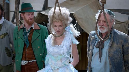 Marián Geisberg, Jana Plodková, and Michal Dalecký in The Magic Quill (2018)