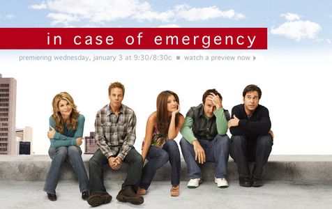 David Arquette, Jonathan Silverman, Kelly Hu, Greg Germann, and Lori Loughlin in In Case of Emergency (2007)
