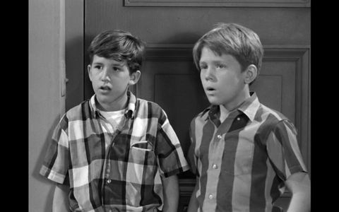 Ron Howard and Richard Keith in The Andy Griffith Show (1960)