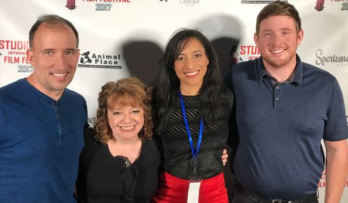 Sean Spence, Robin Shelby, Melanie Hill and Jace Junkerman at the 2017 Studio City Film Festival for the screening of 