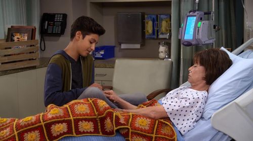 Rita Moreno and Marcel Ruiz in One Day at a Time (2017)
