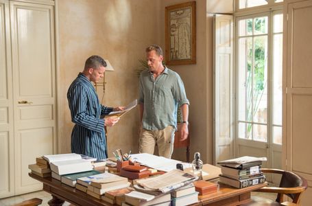 Russell Tovey and Tom Hiddleston in The Night Manager (2016)