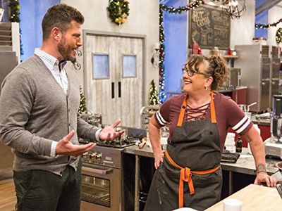 Stephany Buswell and Jesse Palmer in Holiday Baking Championship (2014)