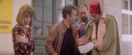 Ana Belén, Juan Luis Galiardo, Miguel Rellán, and José Sacristán in El vuelo de la paloma (1989)