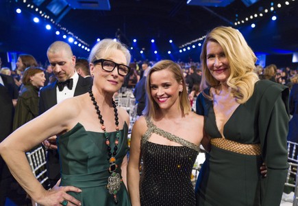 Laura Dern, Meryl Streep, and Reese Witherspoon at an event for The 26th Annual Screen Actors Guild Awards (2020)