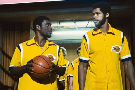 Solomon Hughes and Quincy Isaiah in Winning Time: The Rise of the Lakers Dynasty (2022)