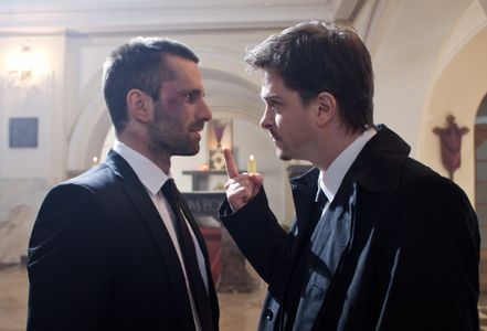 Michal Lewandowski and Marcin Bosak in The Professional (2011)