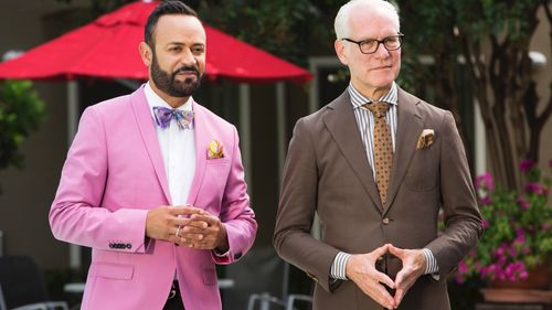 Tim Gunn and Nick Verreos in Project Runway (2004)
