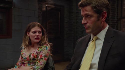 Peter Hermann and Emma Greenwell in Law & Order: Special Victims Unit (1999)