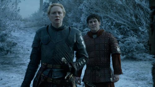 Gwendoline Christie and Daniel Portman in Game of Thrones (2011)