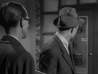 Philip Abbott and Olan Soule in Alfred Hitchcock Presents (1955)