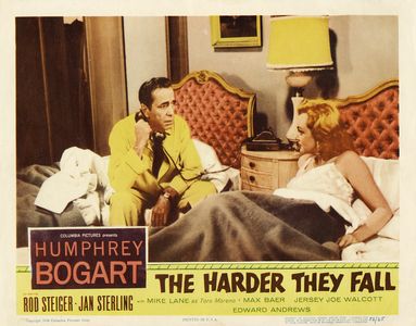 Humphrey Bogart and Jan Sterling in The Harder They Fall (1956)